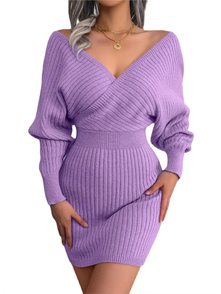 Winter Strickkleid