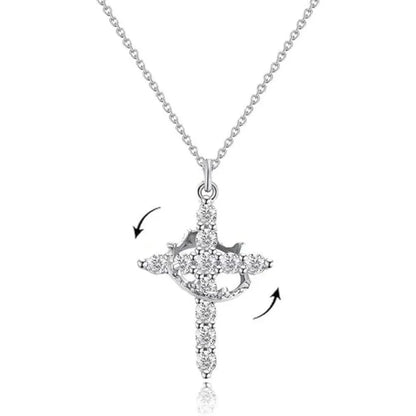 Crown Cross Necklace