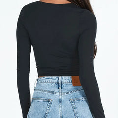 Long sleeves Casual Fall Top
