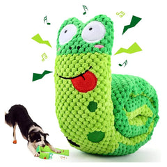 Hunde-Puzzle-Futterspender, interaktiver Plüsch-Sound, Quietschgeräusch 