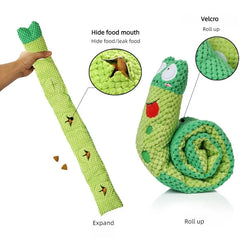 Hunde-Puzzle-Futterspender, interaktiver Plüsch-Sound, Quietschgeräusch 