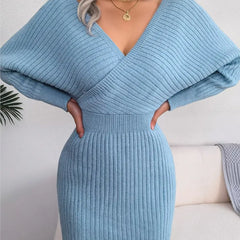 Winter Strickkleid