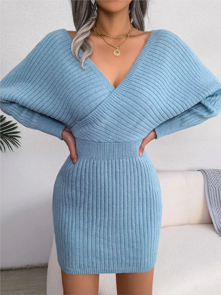 Winter Strickkleid