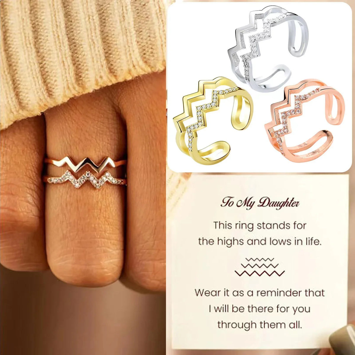 Highs and Lows Ring