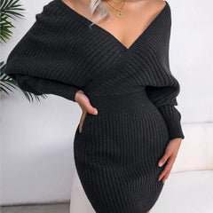 Winter Strickkleid
