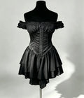 Ruffle Short Sleeve Dresses
