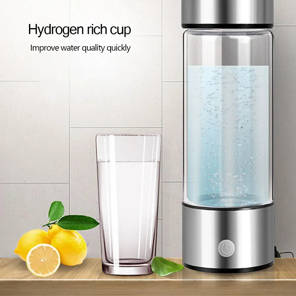 Wasserstoff-Wasserflasche