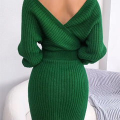 Winter Strickkleid