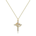 Crown Cross Necklace