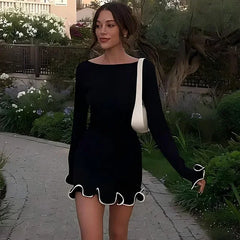 New Knitted Mini Dress