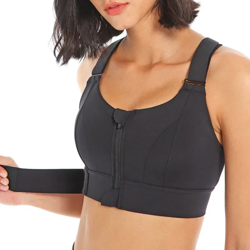 Zipper Sports Brassiere