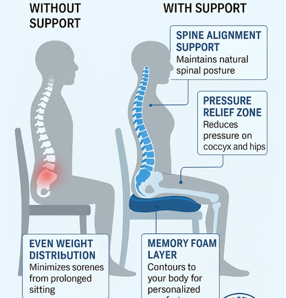 Ergonomic Seat Cushion