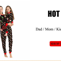 2024 Christmas Family Matching Pajamas New Year Xmas Father Mother Kids Baby Clothes Set Dad Mom And Daughter Son Pyjamas Outfit