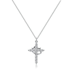 Crown Cross Necklace