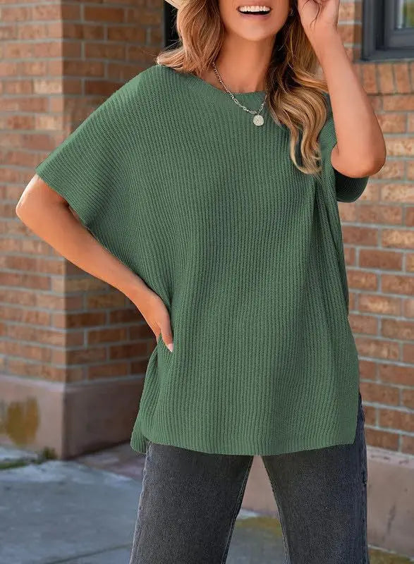 Neck Short Sweater
