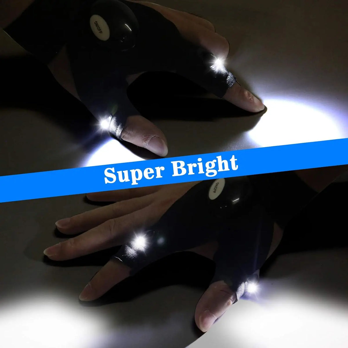 Laminoo LED-Taschenlampe, wasserdichte Handschuhe
