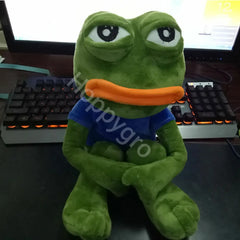 Trauriges Frosch-Plüschtier 