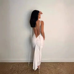 Backless shrink Dress