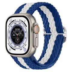 Braided Nylon Strap For Apple Watch Ultra 49mm|  Elastic watch band for iWatch ultra 8 7 SE 3 4 5 6 - Reliable Bands