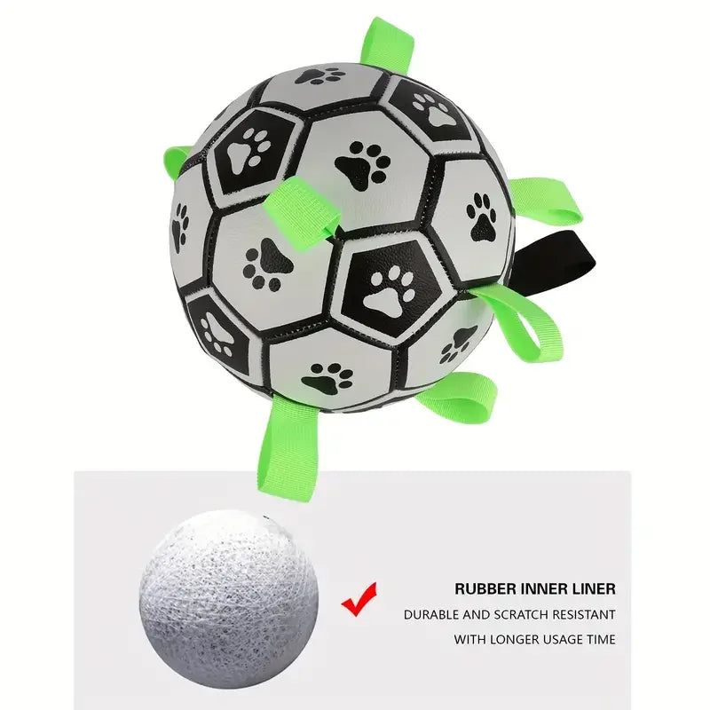 Hundfotboll leksak