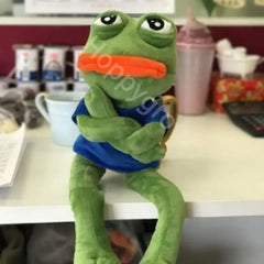 Trauriges Frosch-Plüschtier 