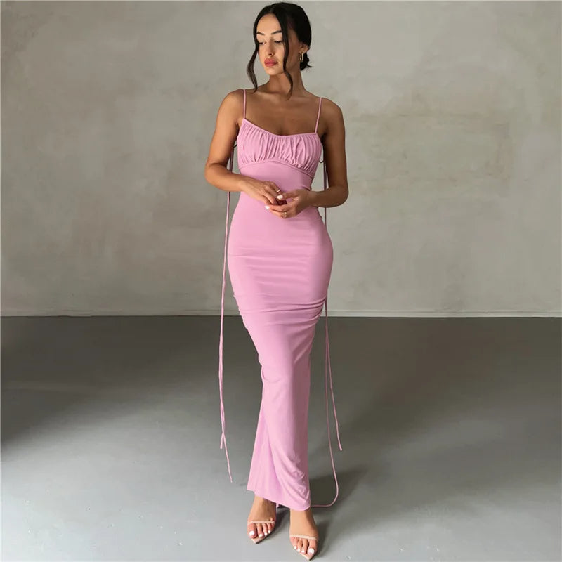 Backless shrink Dress