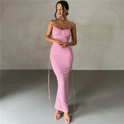 Backless shrink Dress