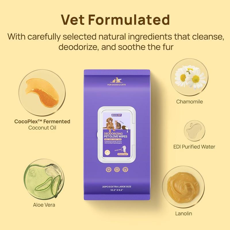 Pet Glove Wipes