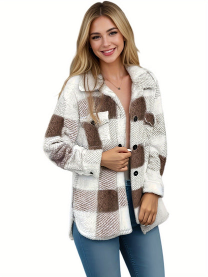 Elegant Long Sleeve Warm Outerwear