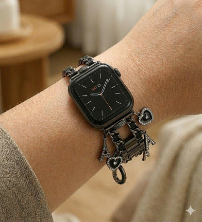 Women gold watch Strap for apple watch series 11,10,9,8,7 SE|Strap for women apple watch Compatible 38mm 40mm 42mm 44mm 49mm watch
