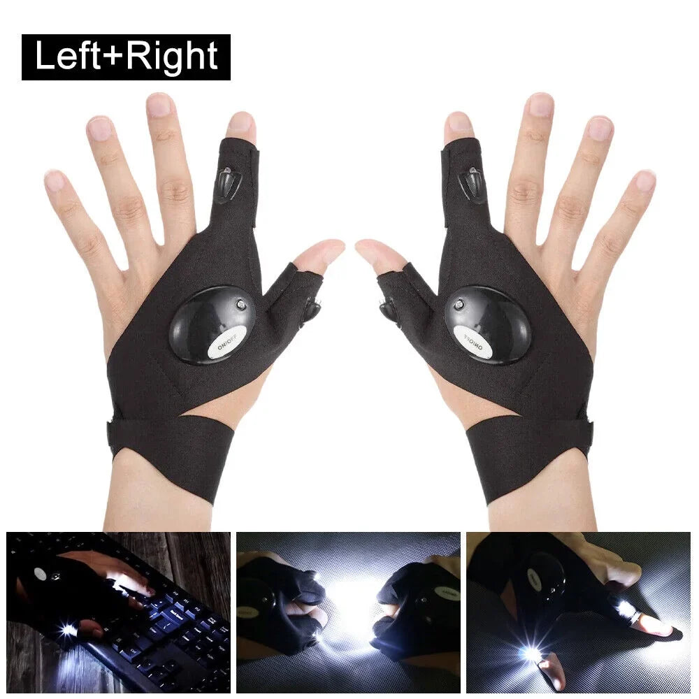 Laminoo LED-Taschenlampe, wasserdichte Handschuhe
