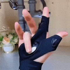 Laminoo LED-Taschenlampe, wasserdichte Handschuhe